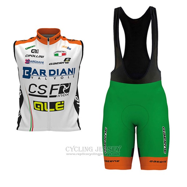 2017 Wind Vest Csf White and Orange